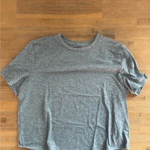 Outdoor Voices Heather Gray Short Sleeve Tee